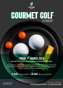 Gourmet Golf at LA VIE Club Oman